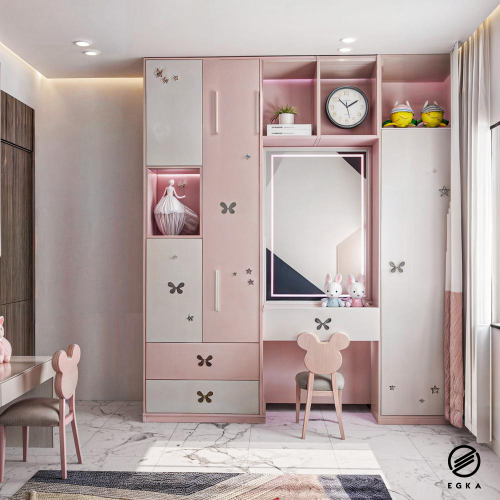 تصميم غرف اطفال ( بنات )